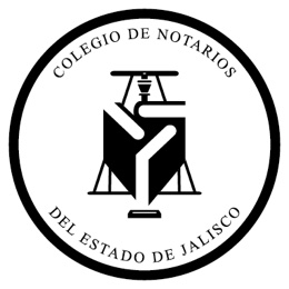 Logotipo del Colegio de Notarios del Estado de Jalisco